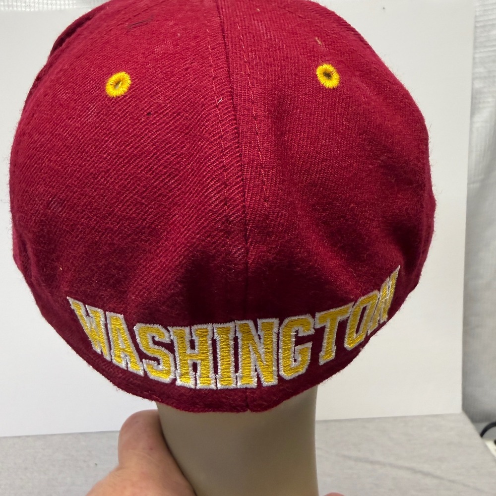 Vintage Washington Redskins Snapback Hat American‎ Needle NFL Burgundy Gold 90s - Picture 4 of 7